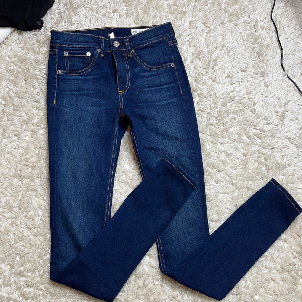 Rag and bone high rise skinny jean